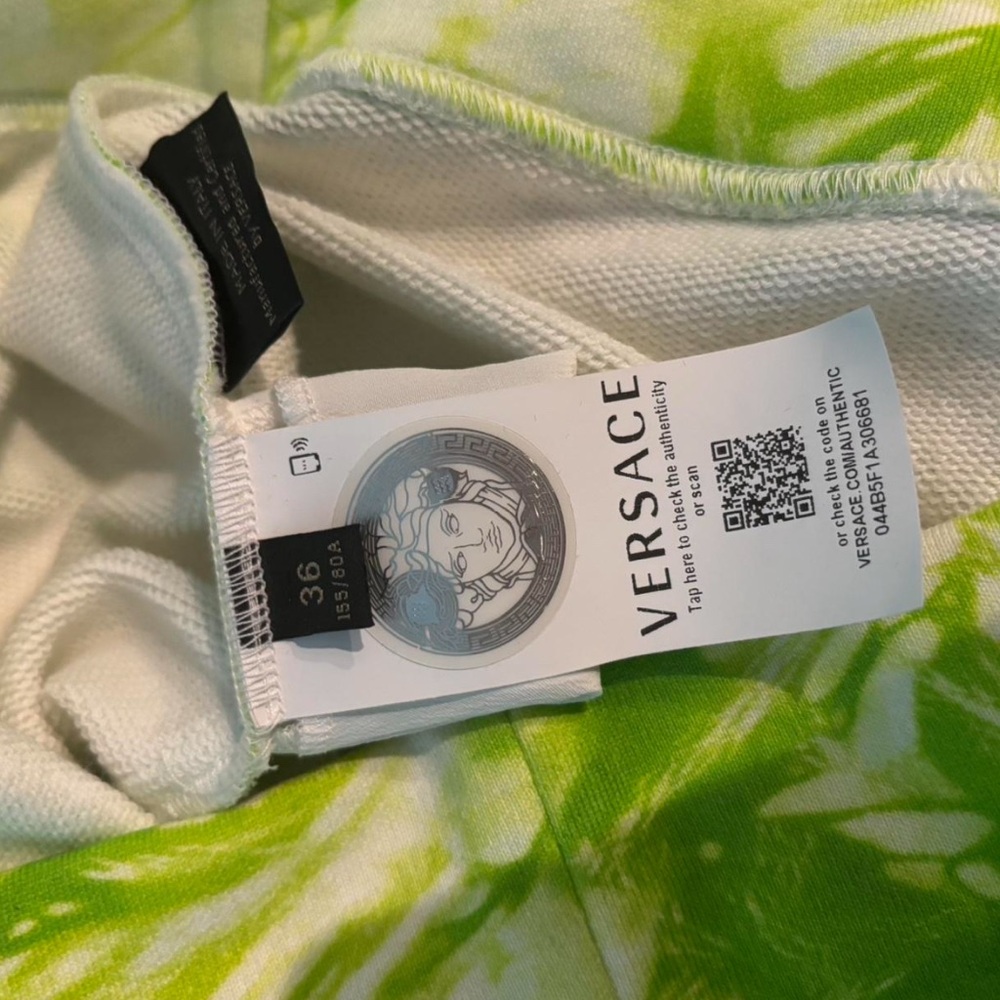 Gianni Versace Green Tie-Dye Sweatshirt - Picture 3 of 4